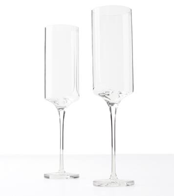 Hew set of 2 champagne flute glasses | Zaha Hadid Design