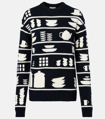 Jacquard wool sweater | JW Anderson