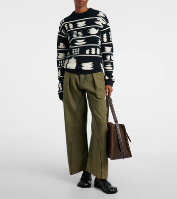 Jacquard wool sweater | JW Anderson