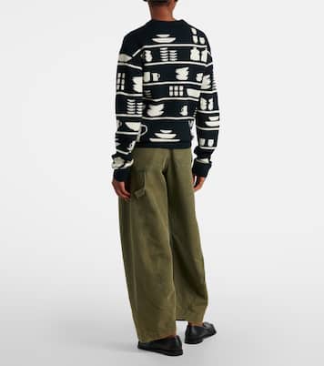 Jacquard wool sweater | JW Anderson