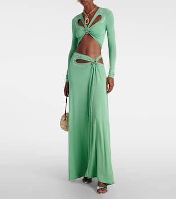 Gonna lunga con decorazioni | Rabanne