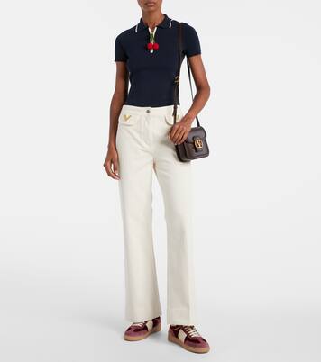 Upvillage suede and corduroy sneakers | Valentino Garavani