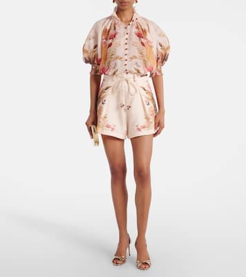 Ascension shirred floral blouse | Zimmermann