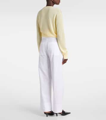 Pantalon ample Twisted Seam en coton | Toteme