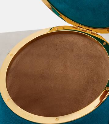 La Canette Small suede bucket bag | Alaïa