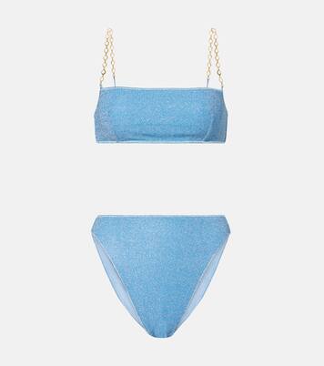 Bikini Lumière O Chain aus Lamé | Oséree