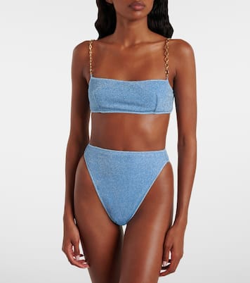 Bikini Lumière O Chain aus Lamé | Oséree