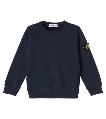 Compass cotton fleece sweatshirt | Stone Island Junior