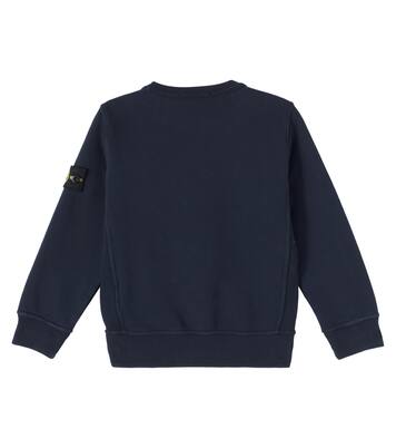 Compass cotton fleece sweatshirt | Stone Island Junior