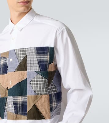 Patchwork cotton poplin shirt  | Comme des Garçons Homme