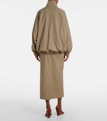 Alrose houndstooth midi skirt | The Frankie Shop