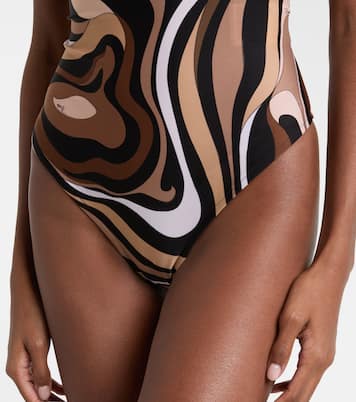 Marmo one-shoulder swimsuit | Pucci