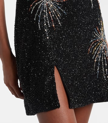 Vestido corto Le Sable con cuentas | Staud