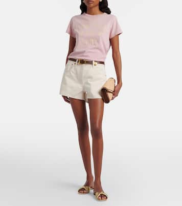 Rockstud Mini raffia shoulder bag | Valentino Garavani