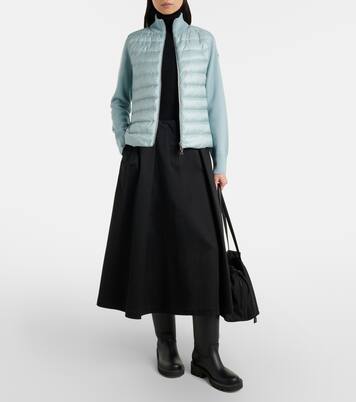 Daunenjacke aus Schurwolle | Moncler