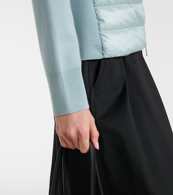 Daunenjacke aus Schurwolle | Moncler