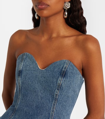 Robe bustier en jean | Magda Butrym