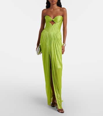 Stephanie silk tulle bustier gown | Maria Lucia Hohan