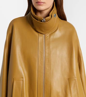 Chaqueta oversized de piel | Khaite