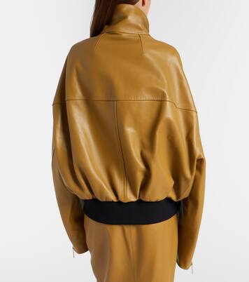 Chaqueta oversized de piel | Khaite