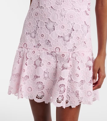 Minikleid aus Guipure-Spitze | Self-Portrait