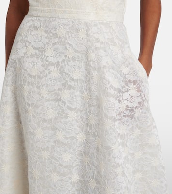 Avena embroidered midi skirt | Max Mara