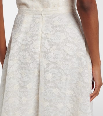 Avena embroidered midi skirt | Max Mara