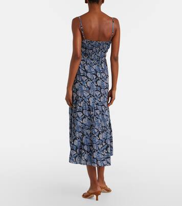 Vestido midi Aydin de mezcla de algodón | Ulla Johnson