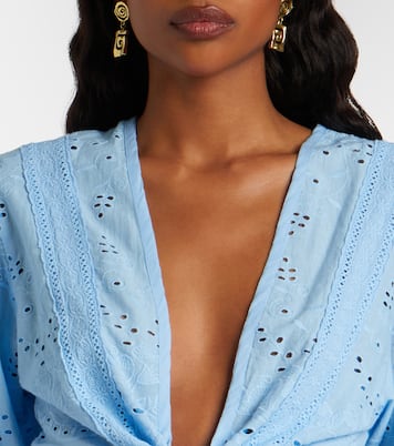 Pia broderie anglaise cotton top | Melissa Odabash