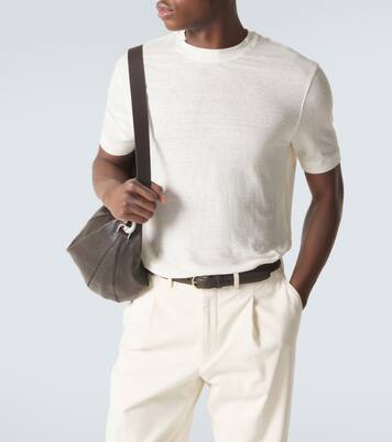 Linen-blend T-shirt | Thom Sweeney