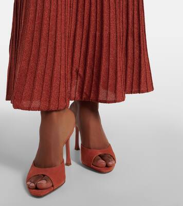 Alexa suede mules | Amina Muaddi