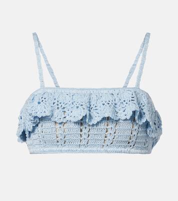 Bralette aus Häkelstrick | Anna Kosturova