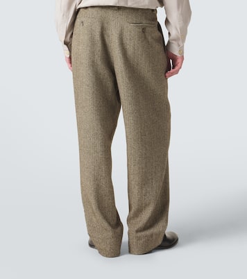 Archivio cotton-blend straight pants | Giorgio Armani