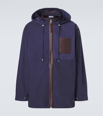 Paula's Ibiza leather-trimmed ripstop jacket | Loewe