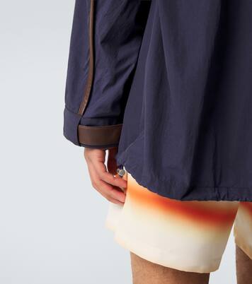 Paula's Ibiza leather-trimmed ripstop jacket | Loewe