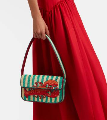 Tommy beaded shoulder bag | Staud