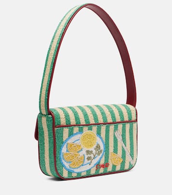 Tommy beaded shoulder bag | Staud