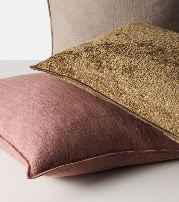 Chenille cushion | Maison de Vacances