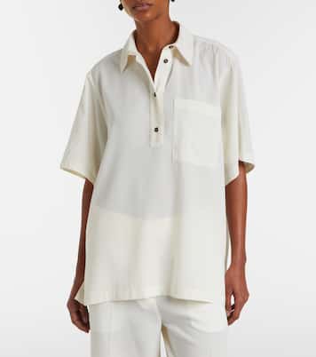 Oversized polo shirt | Toteme