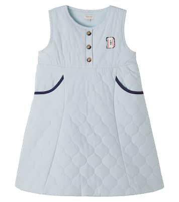 Ilsa embroidered quilted dress | Donsje