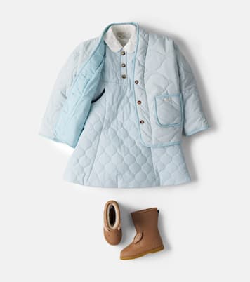 Ilsa embroidered quilted dress | Donsje