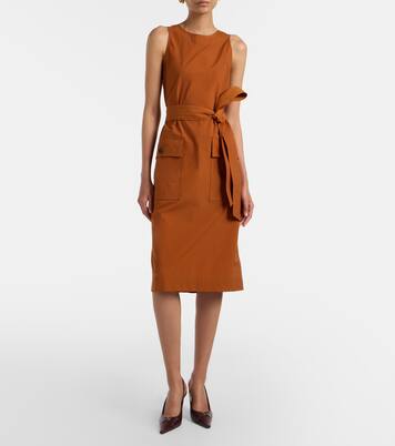 Belted midi dress | Saint Laurent
