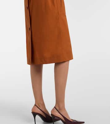 Belted midi dress | Saint Laurent