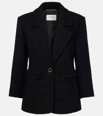 Wool-blend tweed jacket | Saint Laurent