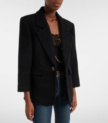 Wool-blend tweed jacket | Saint Laurent