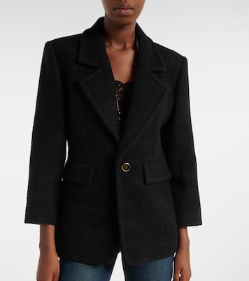 Wool-blend tweed jacket | Saint Laurent
