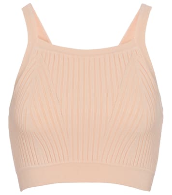 Ribbed-knit crop top | Live The Process