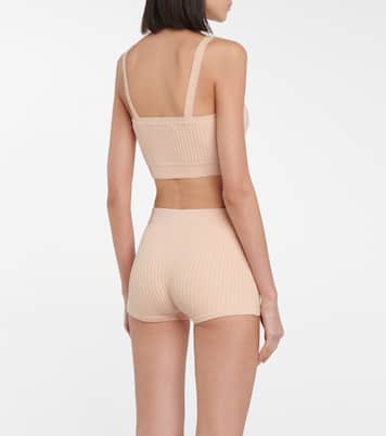 Ribbed-knit crop top | Live The Process