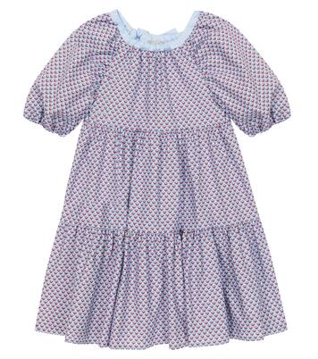 Robe imprimée en coton | Il Gufo