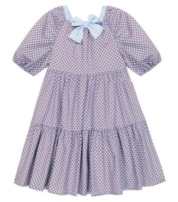 Robe imprimée en coton | Il Gufo